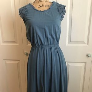 Natural Reflections Blue Cotton Sundress